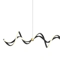 Lampa wisząca - COLIA - czarny/złoty - 55W LED - ML1182