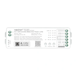 Sterownik LED 5w1 (Matter) - Mono /CCT /RGB /RGB+CCT - 12-48V DC 15A - Thread - MLZ5