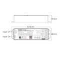 Sterownik LED 5w1 (Matter) - Mono /CCT /RGB /RGB+CCT - 12-48V DC 15A - Thread - MLZ5 - Rysunek techniczny