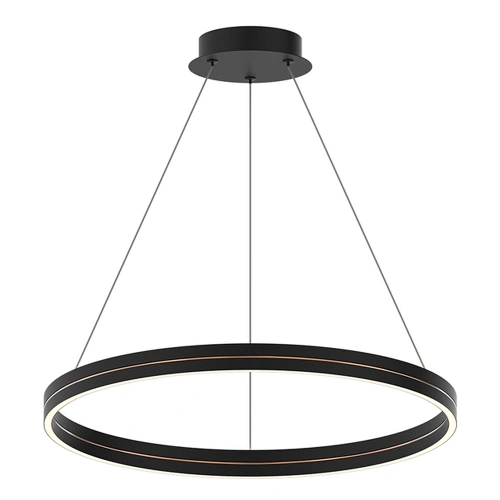 Lampa wisząca - GRAVITY - czarny/złoty - 36W LED - ML1183