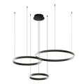 Lampa wisząca - GRAVITY - czarny/złoty - 108W LED - ML1185