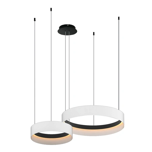 Lampa wisząca - ORBITA - biały/czarny - 72W LED - ML1187