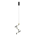 Lampa wisząca - COLIA - czarny/złoty - 19W LED - ML1181
