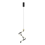 Lampa wisząca - COLIA - czarny/złoty - 19W LED - ML1181