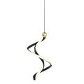 Lampa wisząca - COLIA - czarny/złoty - 19W LED - ML1181