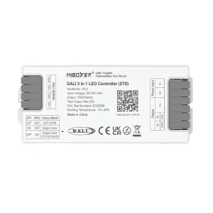  Sterownik LED 3w1 - MONO /CCT - 12-24V DC 20A - DALI-2 - Typ DT8 - DL2