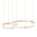 Lampa wisząca - ELEGANCE - złoty - 72W LED - ML0997