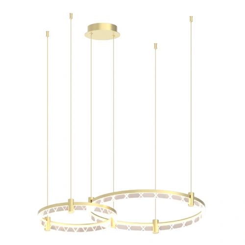 Lampa wisząca - ELEGANCE - złoty - 72W LED - ML0997