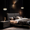 Lampa wisząca - PRECIOSA - złoty - 25W LED - ML0998 - realizacja