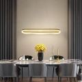 Lampa wisząca - PRECIOSA - złoty - 45W LED - ML1868 - realizacja