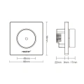 Ściemniacz do żarówek 230VAC - 1 strefowy - 300W - Zigbee 3.0 + RF 2,4GHz - TRI-K1ZR - Rysunek techniczny