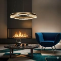 Lampa wisząca - PRECIOSA - złoty - 52W LED - ML0999 - realizacja