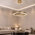 Lampa wisząca - PRECIOSA - złoty - 52W LED - ML0999 - realizacja