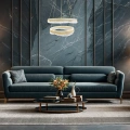 Lampa wisząca - PRECIOSA - złoty - 85W LED - ML1000 - realizacja