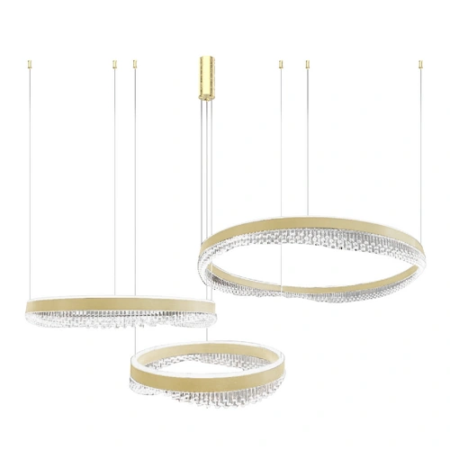 Lampa wisząca - PRECIOSA - złoty - 158W LED - ML1001