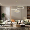Lampa wisząca - PRECIOSA - złoty - 158W LED - ML1001 - realizacja