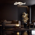 Lampa sufitowa - LARGO - złoty - 16W LED - ML1043 - realizacja