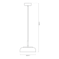 Lampa wisząca - VETRO AMBER - 6W LED - ML1045 - wymiary