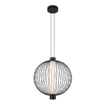 Lampa wisząca - KYOTO - czarny - śr. 43cm - 32W LED - ML0526