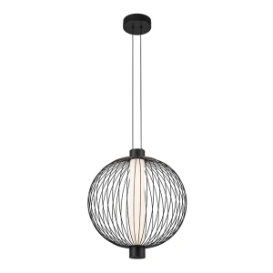 Lampa wisząca - KYOTO - czarny - śr. 43cm - 32W LED - ML0526