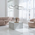 Lampa wisząca - MARCO - chrom - 42W LED - ML8117 - realizacja