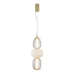 Lampa wisząca - CARO - złoty - 28W LED - ML0363