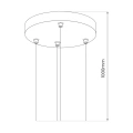 Zawiesie do plafonów LED MAQ - 32W / 40W - ML0444 - wymiary