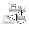 Regulator pokojowy do sterowników I-2 PLUS, I-3 PLUS - przewodowy RS - RI-1 PLUS - biały - TECH Sterowniki
