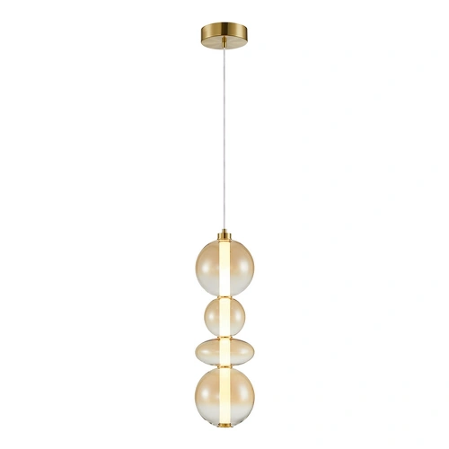 Lampa wisząca - DAPHNE - złoty - 36W LED - ML0346