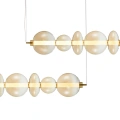Lampa wisząca - DAPHNE - złoty - 40W LED - ML0349