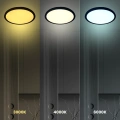Plafon LED 3CCT - MAQ 40W IP40 Czarny - ML0442 - świecenie