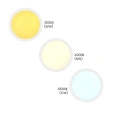 Plafon LED 3CCT - MAQ 24W IP40 Biały - ML1661 - barwy światła
