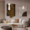 Lampa wisząca - DAPHNE - biały - 36W LED - ML0863 - realizacja
