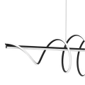 Lampa wisząca - TWIST - czarny - 90W LED - ML8608