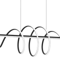 Lampa wisząca - TWIST - czarny - 90W LED - ML8608