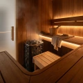 Taśma LED COB Sauna 24V 5W 96lm/W ciepła 3000K CRI90+ - hermetyczna IP67 - przykład zastosowania