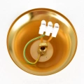 Lampa wisząca - CRISTAL - czarny/złoty - 5xE14 - ML1634