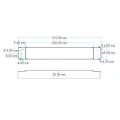 Ściemniacz z zasilaczem napięciowym LED - 12V 150W - 230V - LN-150-12-RF - Rysunek techniczny