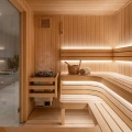 Taśma LED COB Sauna 24V 5W 105lm/W neutralna 4000K CRI90+ - hermetyczna IP67 - przykład zastosowania