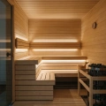 Taśma LED COB Sauna 24V 5W 105lm/W neutralna 4000K CRI90+ - hermetyczna IP67 - przykład zastosowania