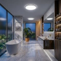Plafon LED 3CCT - HUGO 21W/32W/42W IP54 Biały - ML2567 - realizacja