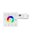 Sterownik LED Skydance - RGB/RGB+W - 4 strefowy - Panel naścienny 230V + odbiorniki - biały zestaw z odbiornikiem