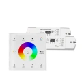 Sterownik LED Skydance - RGB/RGB+W - 4 strefowy - Panel naścienny 230V + odbiorniki - biały zestaw z dwoma odbiornikami