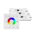 Sterownik LED Skydance - RGB/RGB+W - 4 strefowy - Panel naścienny 230V + odbiorniki - biały zestaw z trzema odbiornikami