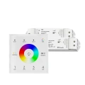 Sterownik LED Skydance - RGB+CCT - 4 strefowy - Panel naścienny 230V + odbiorniki - biały zestaw z dwoma odbiornikami