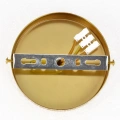 Lampa sufitowa - CRISTAL - czarny/złoty - 5xE14 - ML2562