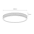 Plafon LED - SHINY CLEAR 34W 490mm 4000K - ML8499 - wymiary