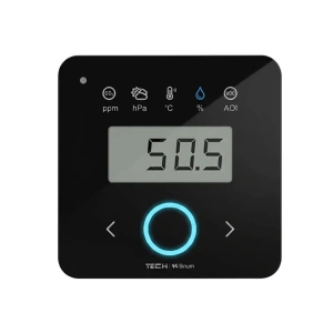 Multisensor z wyświetlaczem - bezprzewodowy 868Mhz - MC-02 - 230V - czarny - Sinum