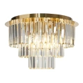 Lampa sufitowa - MILANO - złoty - 6xE14 fi 45cm - ML1023