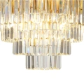 Lampa sufitowa - MILANO - złoty - 9xE14 fi 60cm - ML1024